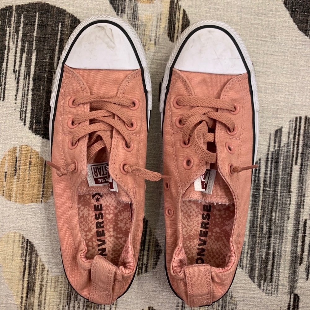 Blush pink converse